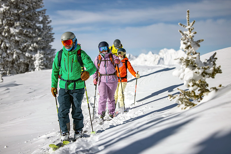 Powder Skiing in March