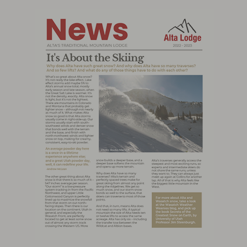 Annual Newsletter Ski Lodge Utah Alta Lodge annual-newsletter-ski-lodge-utah-alta-lodge